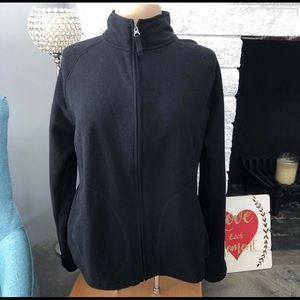 Merona black fleece jacket